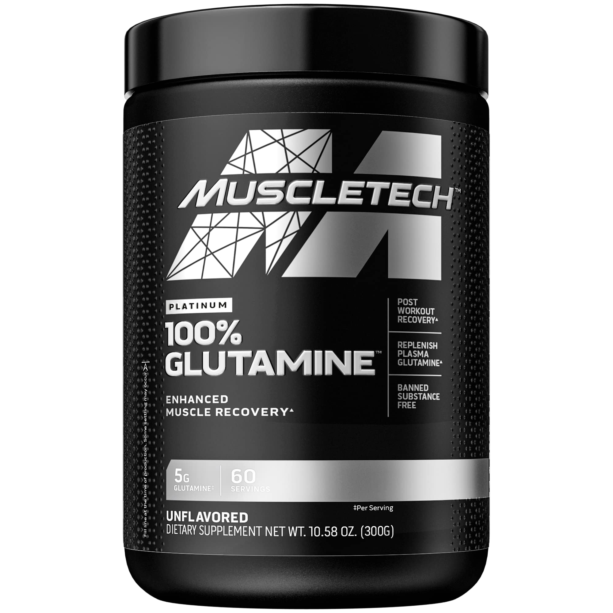 تصویر گلوتامین پلاتینیوم %100 ماسل تک 300 گرمی MuscleTech در فروشگاه سانیکس فیت