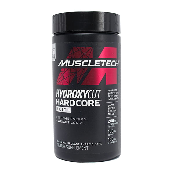 تصویر چربی سوز هیدروکسی کات هاردکور الایت ماسل تک 100 عدد MuscleTech در فروشگاه سانیکس فیت