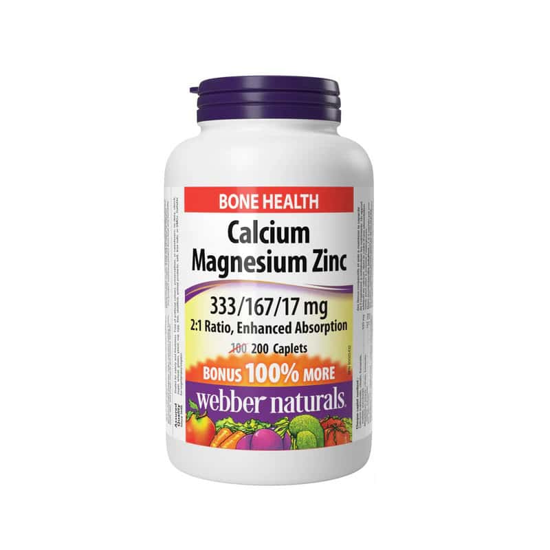 Webber Naturals Calcium Magnesium Zinc product image at Sunxfit